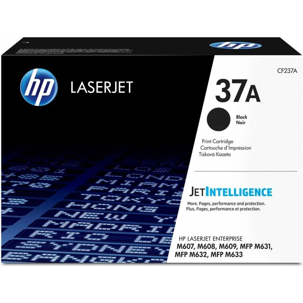 Cartucho de Toner HP 37A Negro HP LaserJet Enterprise M607, M608, M609