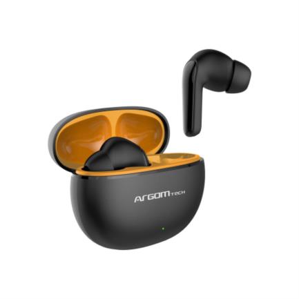 Audífonos Argomtech Inalámbricos Skeipods E20 Control Táctil Resistente al Agua Color Negro