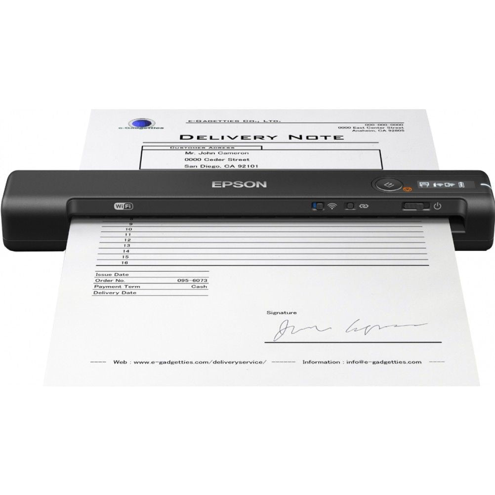 Escanner Epson WorkForce B11B253201 Color Escáner Alimentado con Hojas Inalámbrico Negro