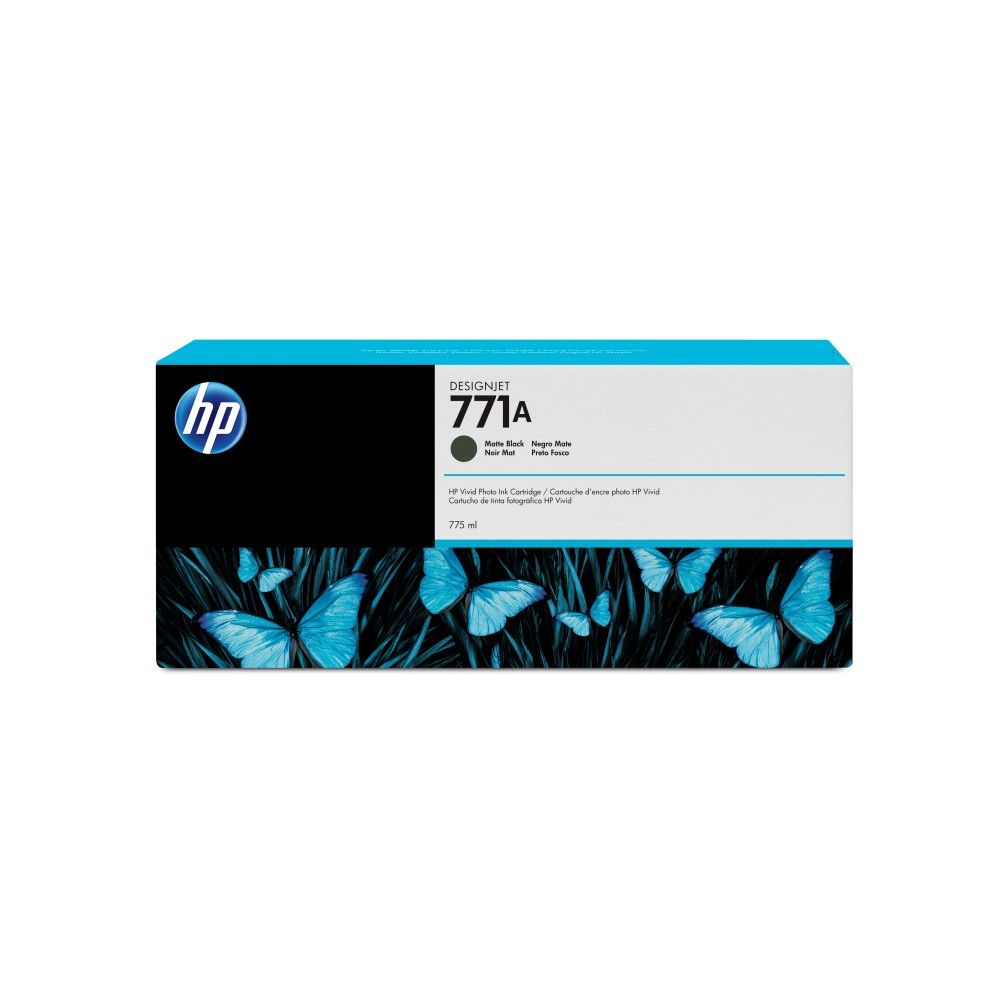 Cartucho de Tinta HP 771A Negro Mate HP DesignJet Z6200, Z6610