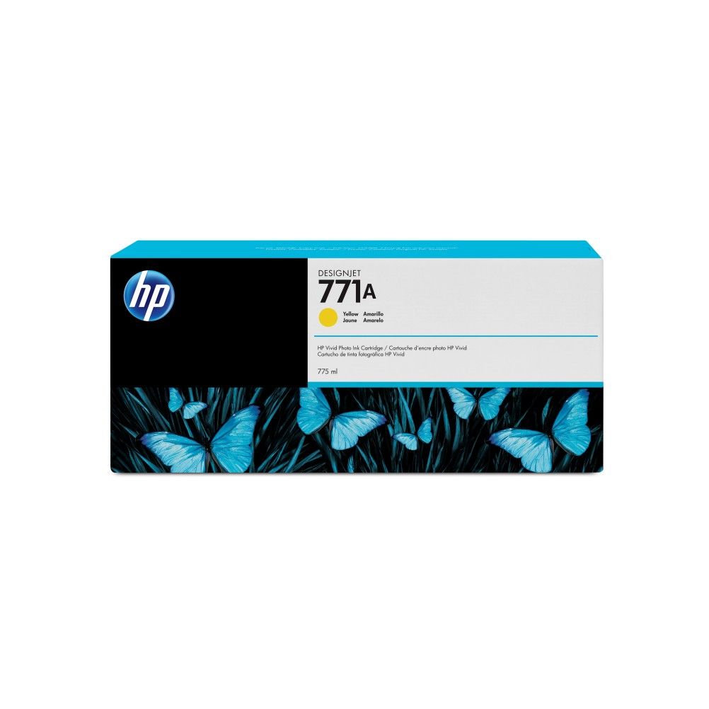 Tinta Impresora Cartucho HP 771A Amarillo Estandar HP DesignJet Z6200, Z6610