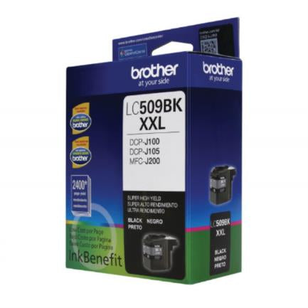 CARTUCHO BROTHER LC509BK NEGRO, 2400 PÁGINAS