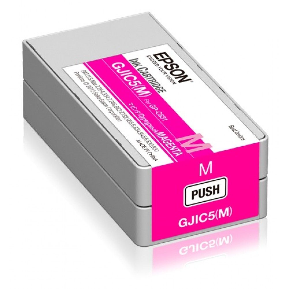 Tinta Para Impresora Cartucho Epson Gjic5(M) Magenta, 32.5Ml, C13S020565