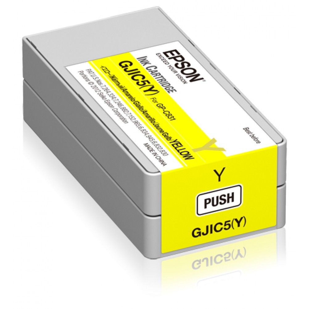 CARTUCHO EPSON GJIC5(Y) AMARILLO, 32.5ML C13S020566