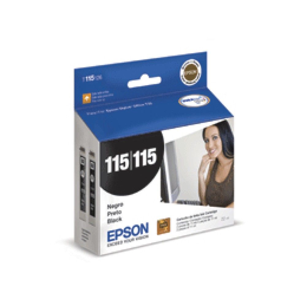 Cartucho de Tinta Epson T115 Negro Stylus Office T1110, TX515FN