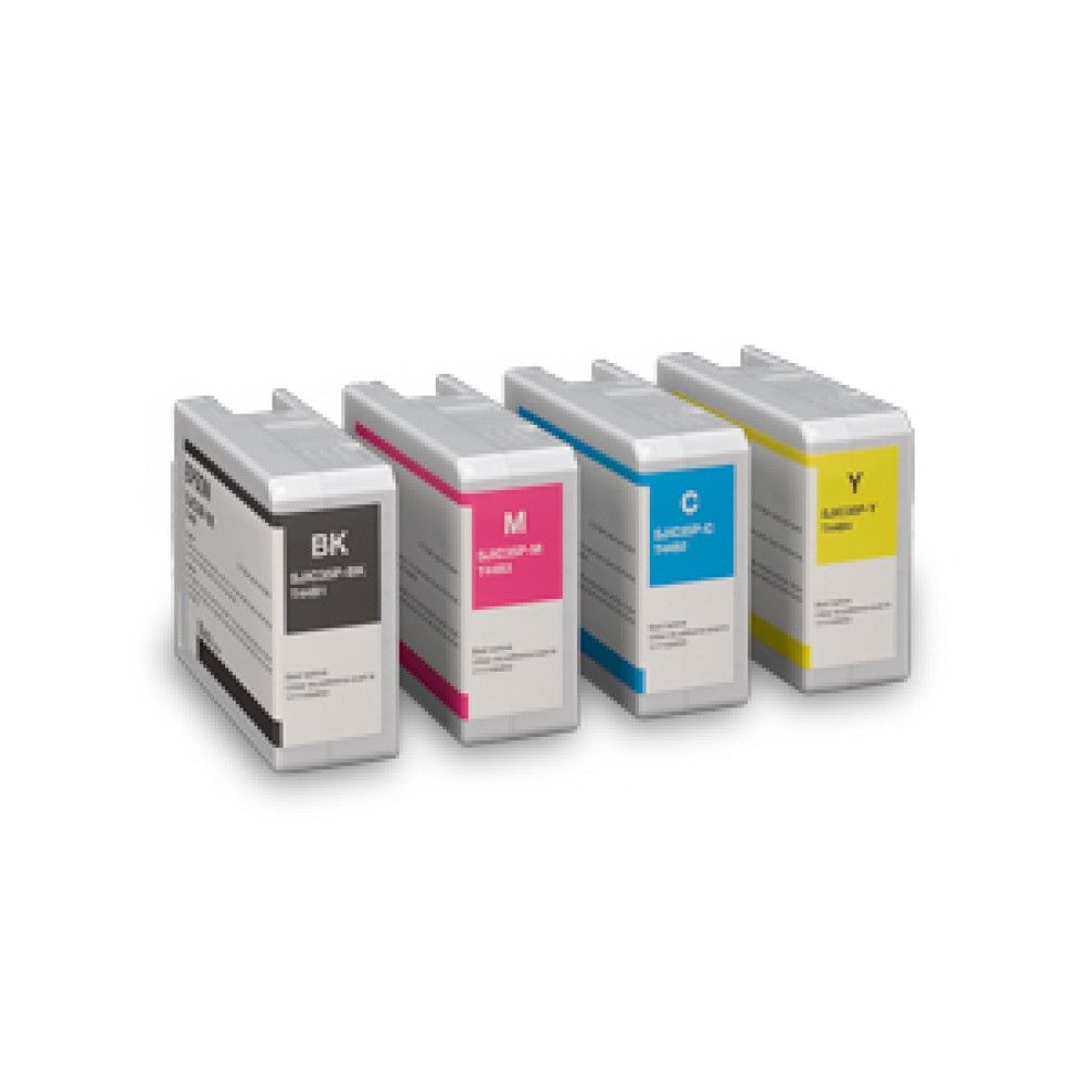 Cartucho de Tinta Epson T44B4 Amarillo ColorWorks CW-C6000A, CW-C6500A