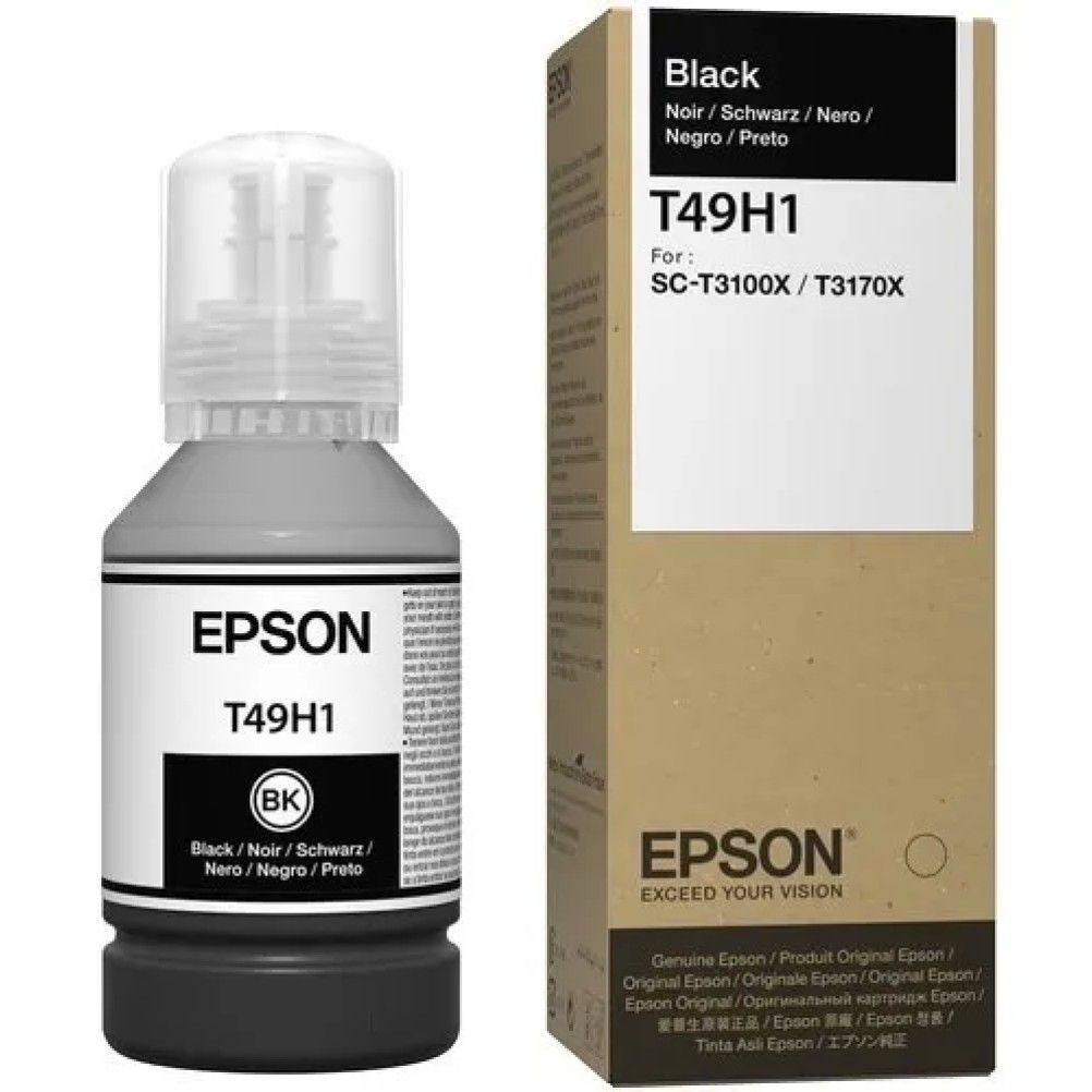 Tinta para Impresora Epson T49H Negro SureColor SC-T3100X, SC-T3100x