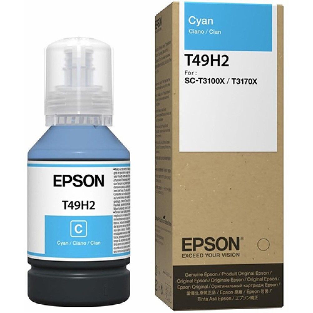 Tinta para Impresora Epson T49H Cian SureColor SC-T3100X, SC-T3100x