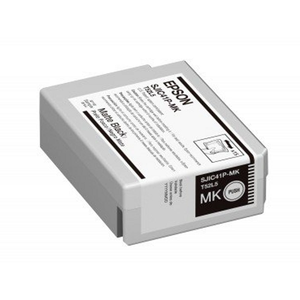 Cartucho de Tinta Epson SJIC41P-BK Negro Brillante ColorWorks C4000