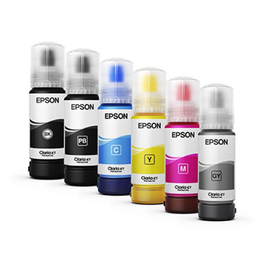 Tinta para Impresora Epson T555 Magenta EcoTank L8180, L8160