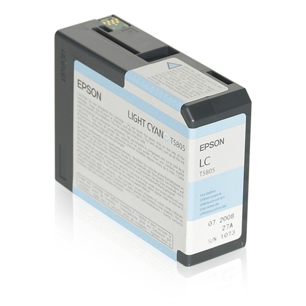 Cartucho de Tinta Epson T580500 Cian Claro Stylus Pro 3800, 3880