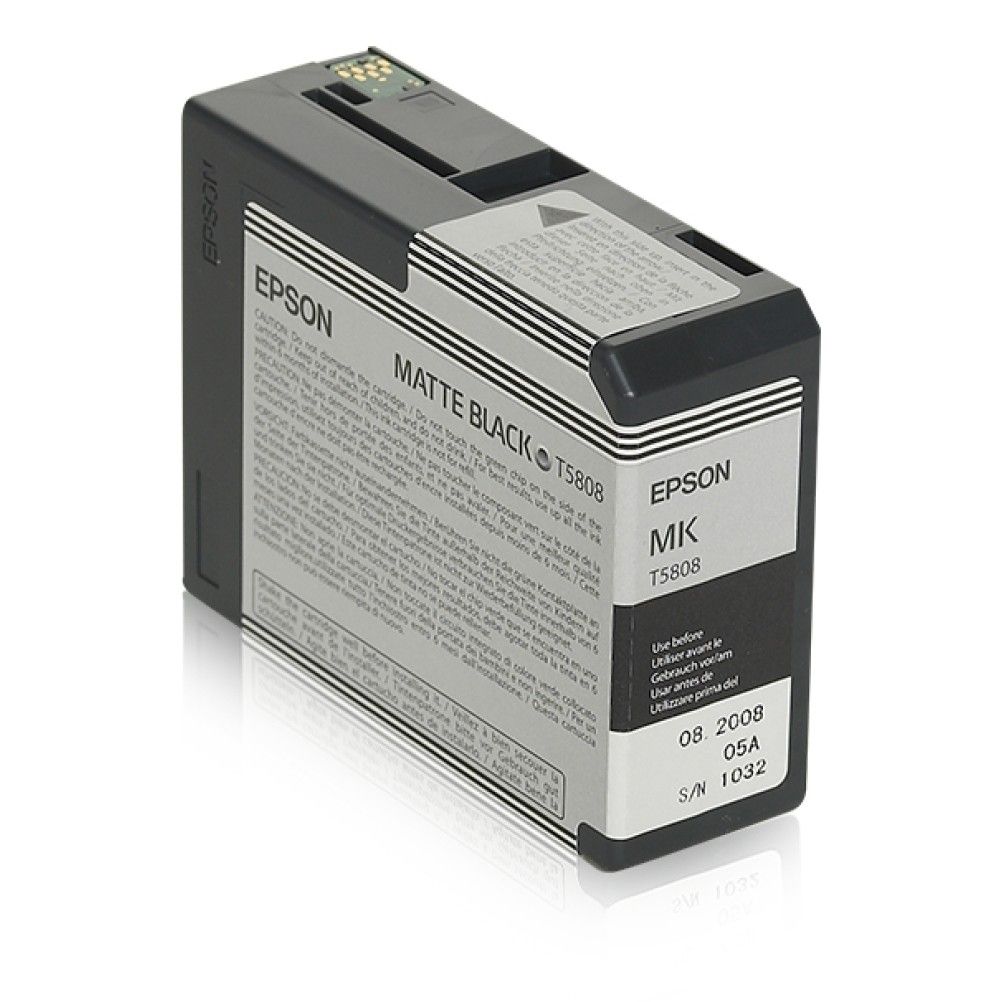 Cartucho de Tinta Epson T580800 Negro Mate Stylus Pro 3880, Pro 3800