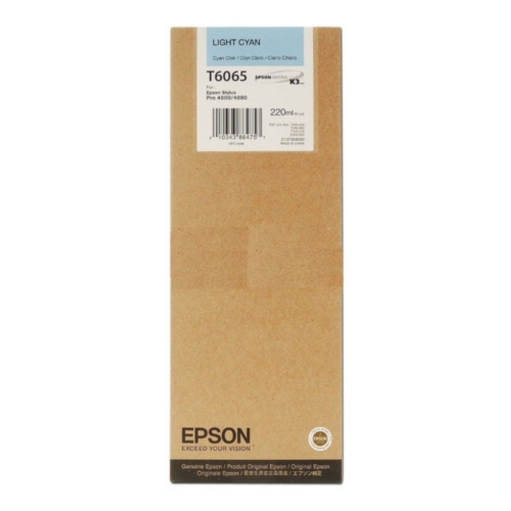 Cartucho de Tinta Epson T606500 Cian Claro Stylus Pro 4800