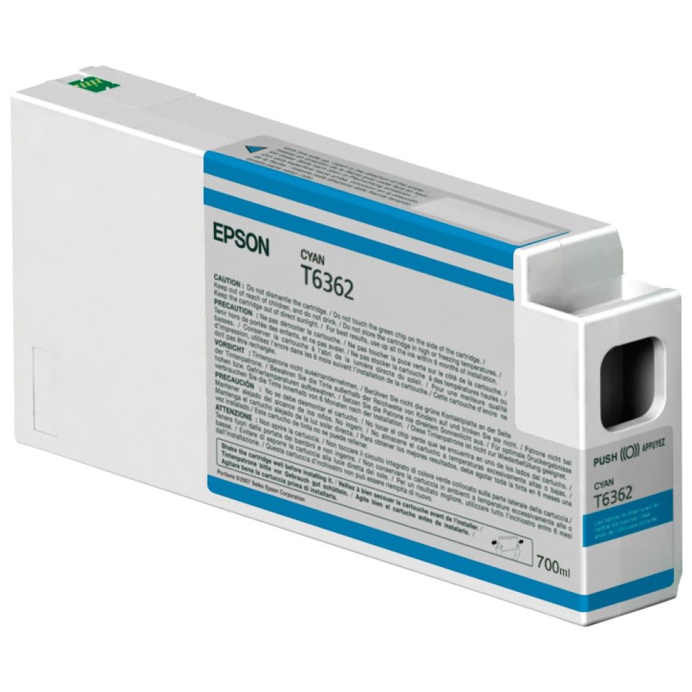 Cartucho de Tinta Epson T636200 Cian Stylus Pro 7900, 9900, 9700