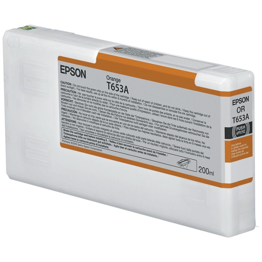 Cartucho de Tinta para Impresora Epson T653A Naranja Stylus Pro 4900