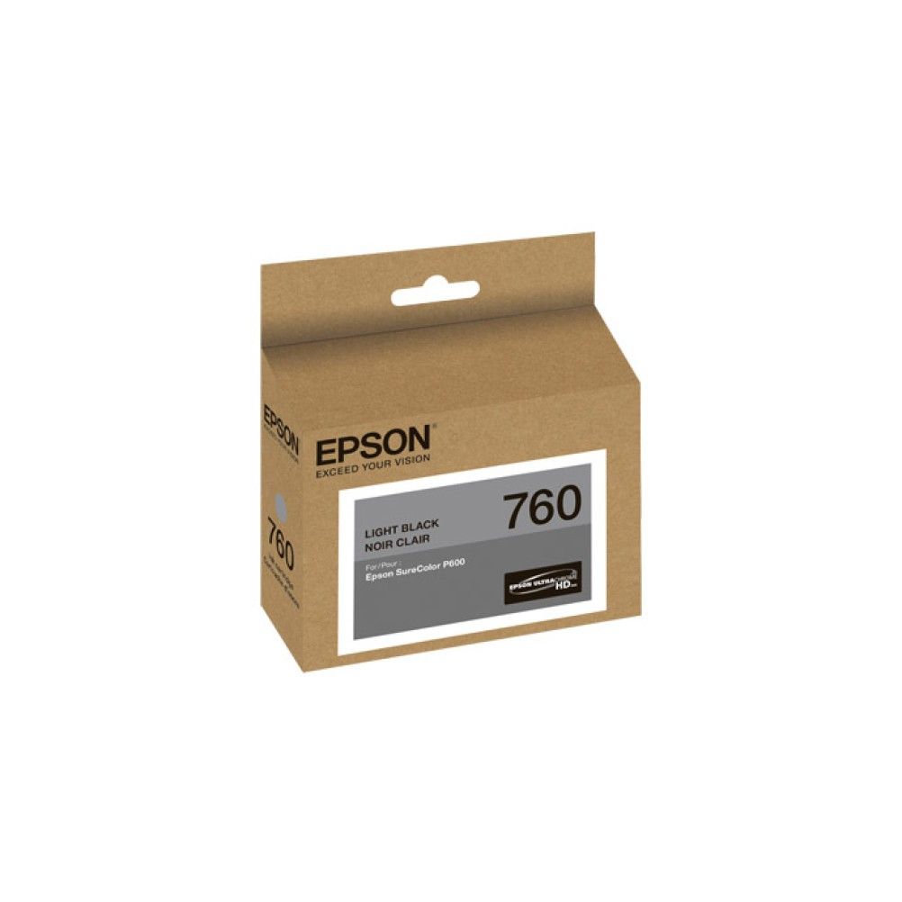 Cartucho de Tinta para Impresora Epson T760 Negro Claro SureColor P600