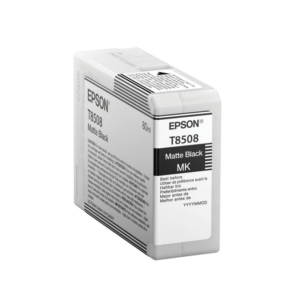 Cartucho de Tinta Epson T8508 Negro Mate 80 ml SureColor SC-P800