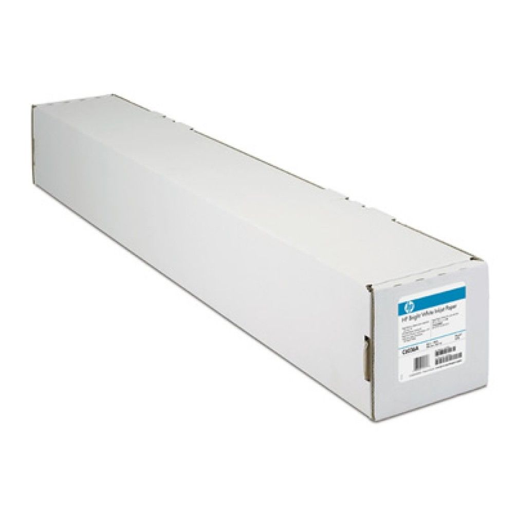 Rollo de Papel Bond HP C1860A Inyección de Tinta Formato (24"x150) Opaco Blanco