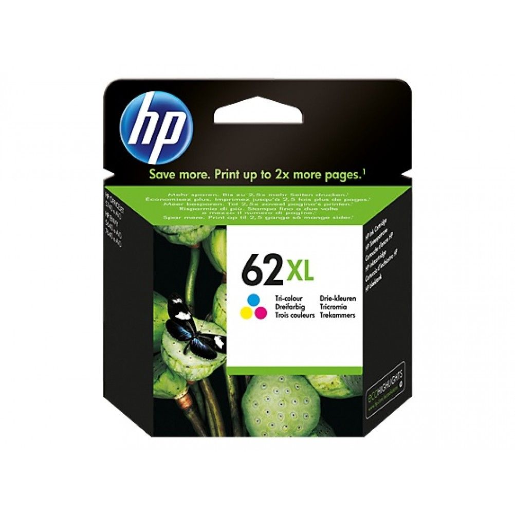 Cartucho de Tinta HP 62XL Tricolor