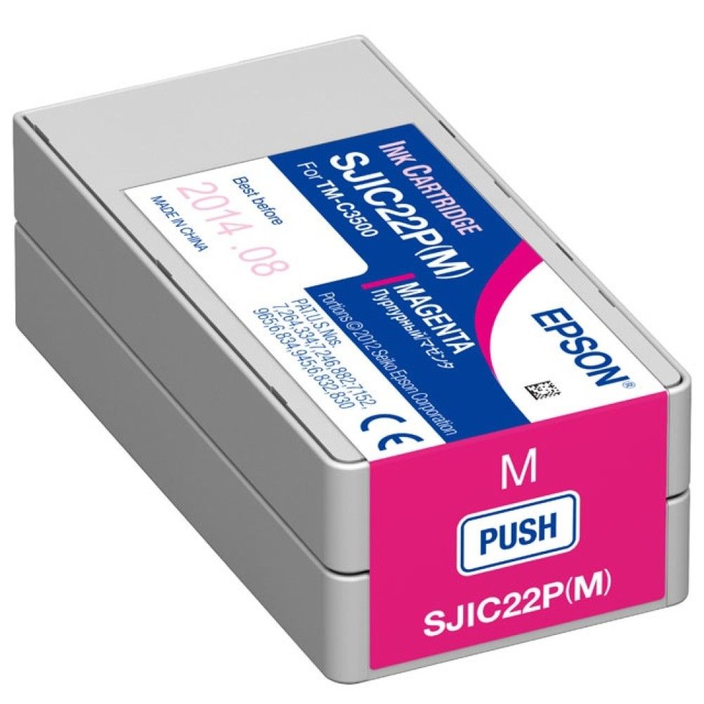 Cartucho de Tinta Epson SJIC22P(M) Magenta ColorWorks C3500