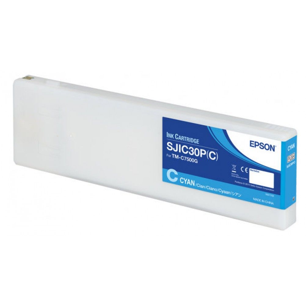 CARTUCHO EPSON SJIC30P CYAN GLOSS, PARA COLORWORKS C7500G, C33S020636