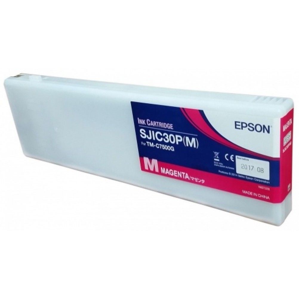 CARTUCHO EPSON SJIC30P MAGENTA, PARA COLORWORKS C7500G, C33S020637