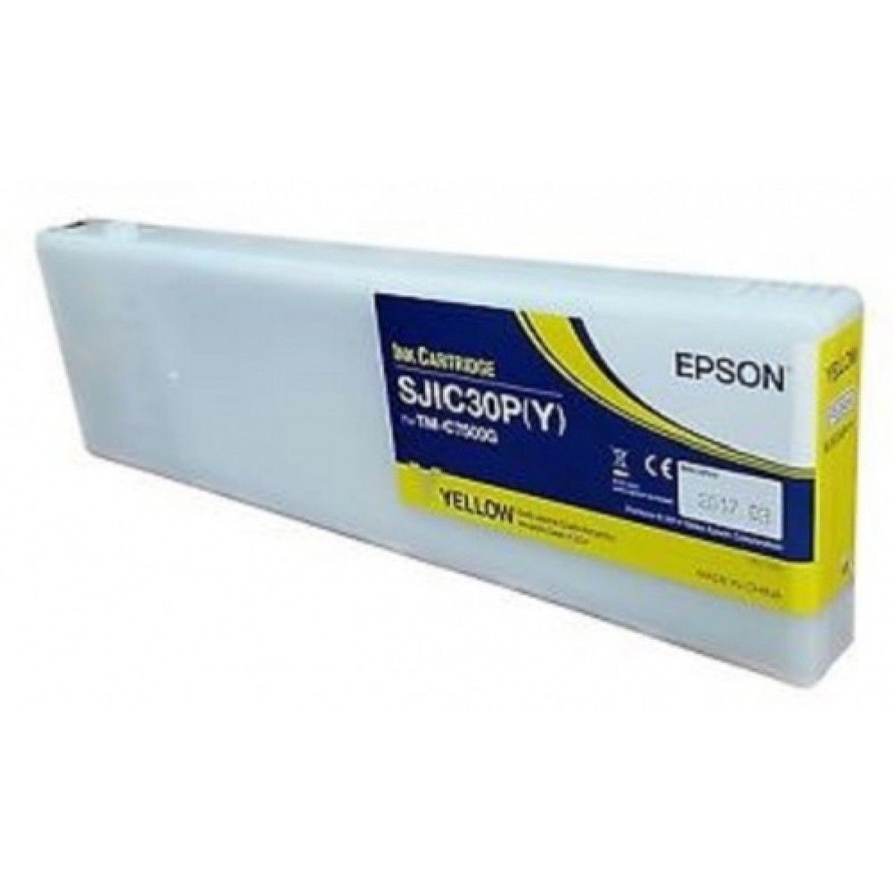 CARTUCHO EPSON SJIC30P AMARILLO, PARA COLORWORKS C7500G, C33S020638