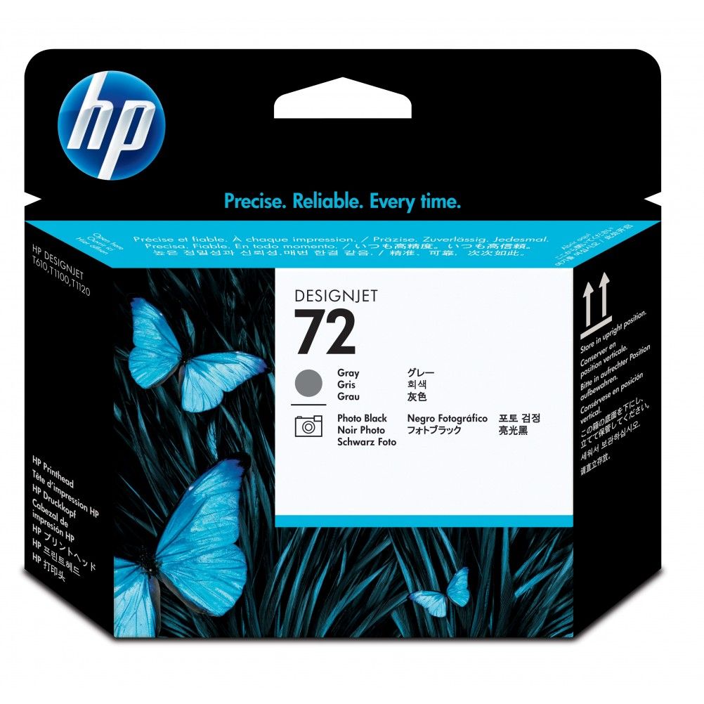 Cabezal de Impresora HP 72 Gris, Negro 2300 Página(s) HP DesignJet T610, Printer series,T620 ,T770