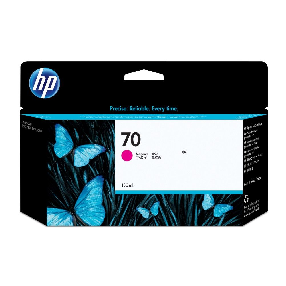 Cartucho de Tinta HP 70 Magenta HP DesignJet Z2100, Z3100, Z3200