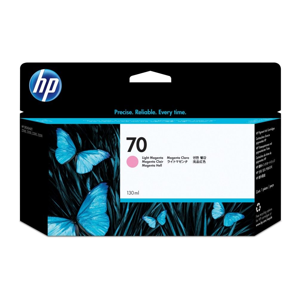 Cartucho de Tinta HP 70 Magenta Claro HP DesignJet Z2100, Z3100, Z3200