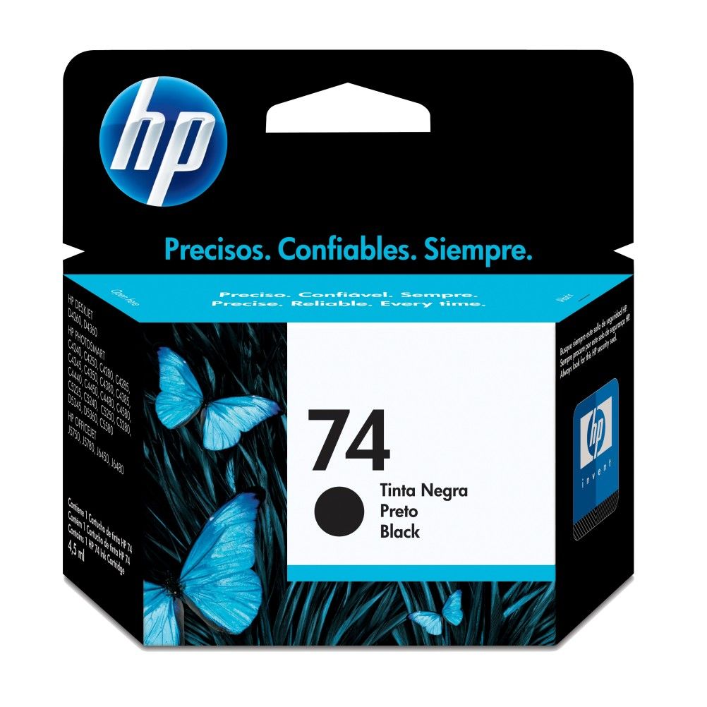 Cartucho de Tinta HP74 Negro 200 Página(s) HP Officejet J5780