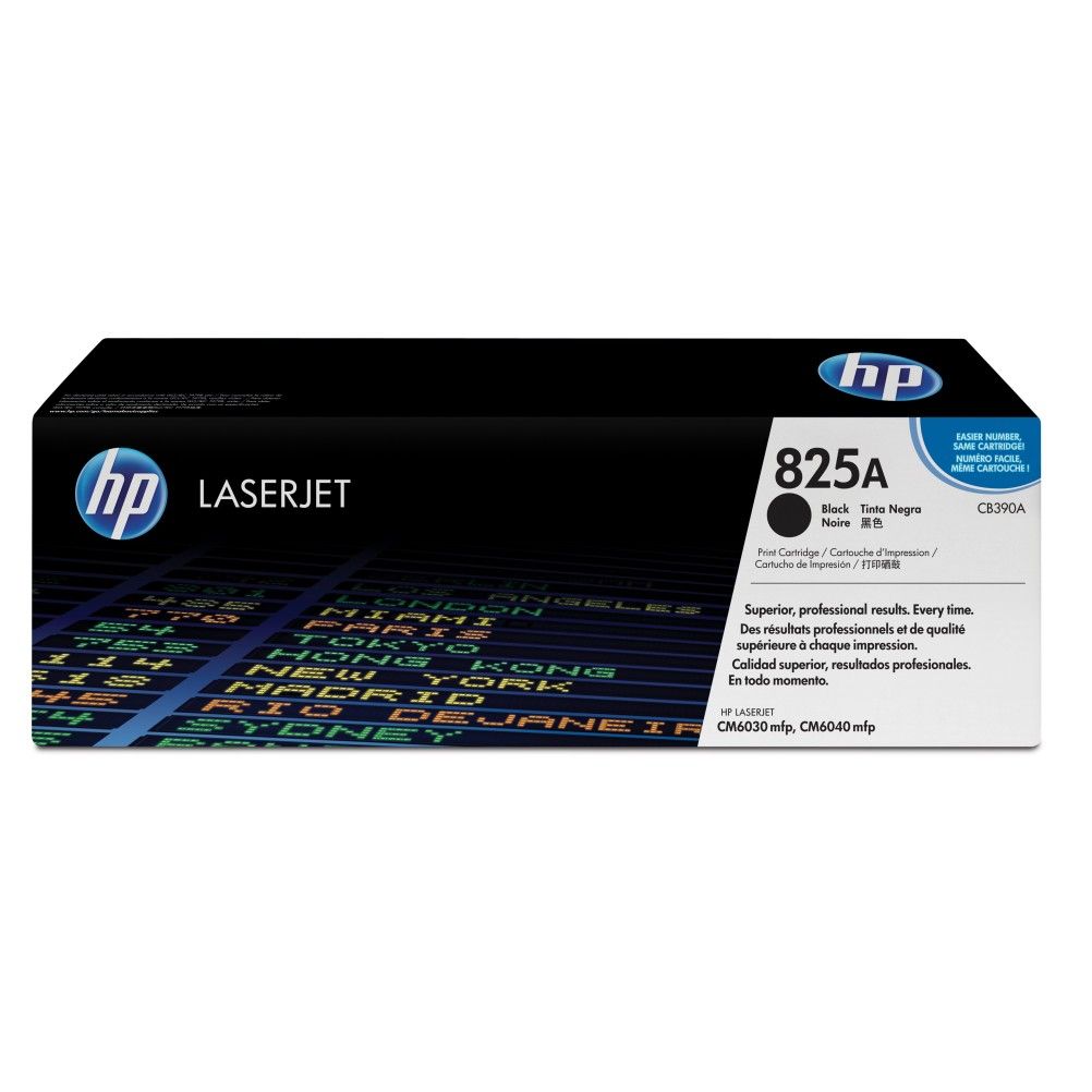 Cartucho de Toner HP 825A Negro 19500 Pagina(s) HP LaserJet CM6030, CM6040