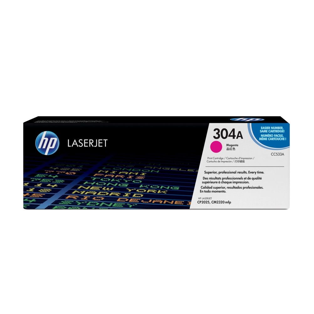 Cartucho de Toner HP 304A Magenta 2800 Página(s) LaserJet CM2320, CP2025