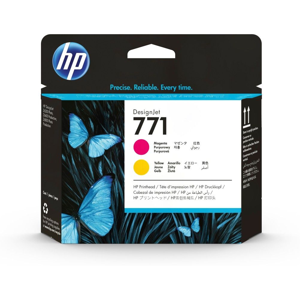 Cabezal de Impresora HP 771 Magenta, Amarillo Inyección de Tinta DesignJet Z6200 Photo Printer