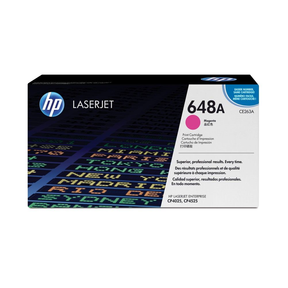 Cartucho de Toner HP 648A Magenta HP LaserJet Enterprise CP4025, CP4525