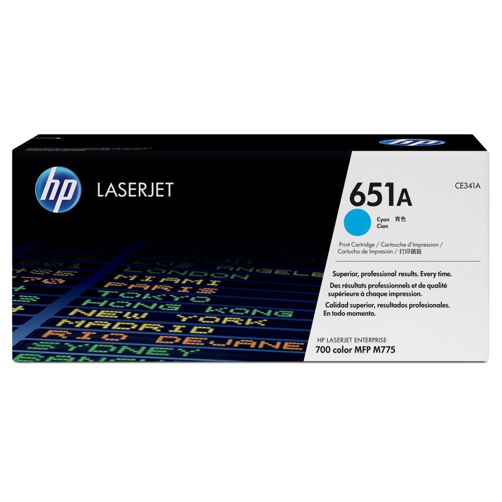 Cartucho de Toner HP 651A Cian 16000 Pagina(s) HP LaserJet Enterprise M775