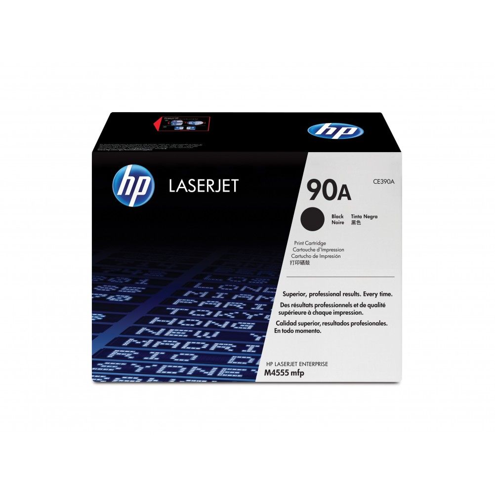 Cartucho de Tóner HP 90A Negro HP LaserJet Enterprise M4555, M601, M602