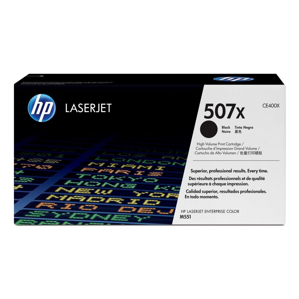 Cartucho de Toner HP 507X 11000 Pagina(s) HP LaserJet Enterprise M551, M575