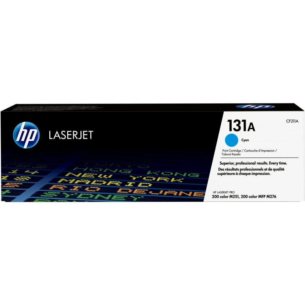 Cartucho de Tóner HP 131A Cian 1800 Página(s) HP LaserJet Pro M251, M276