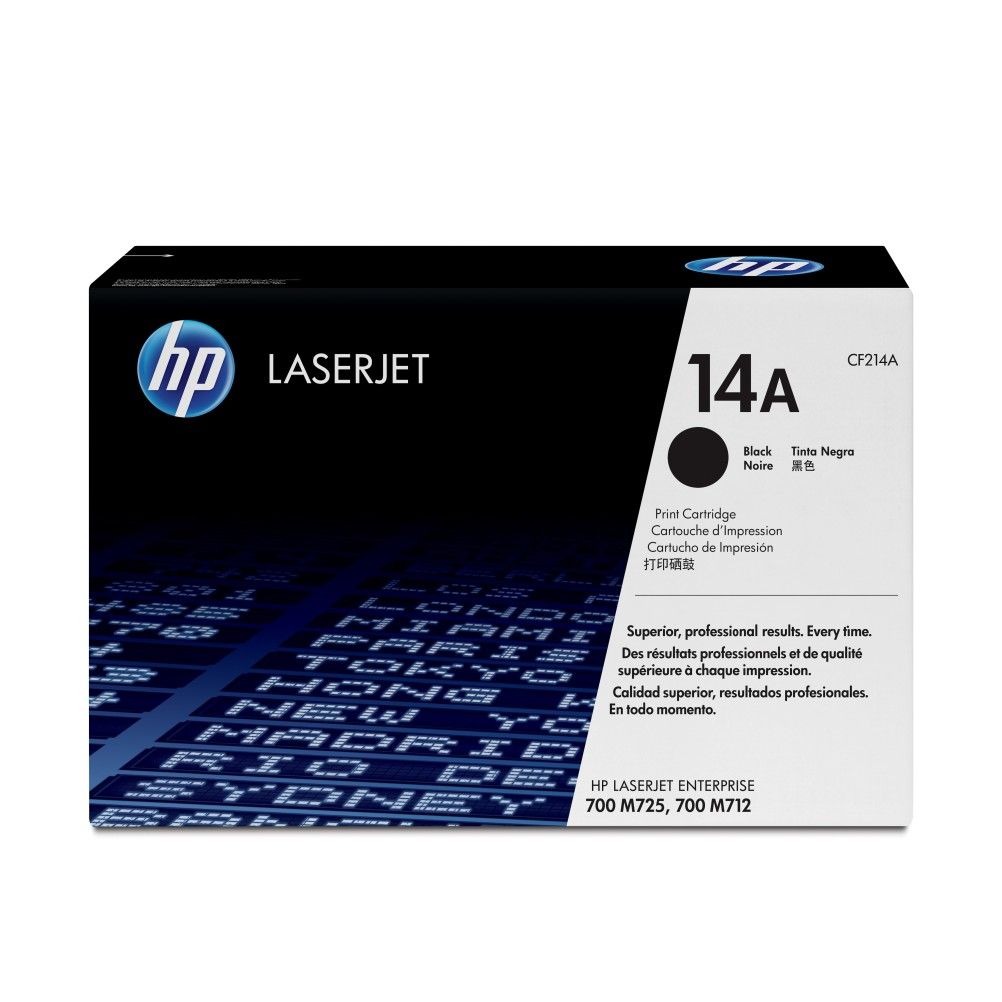 Cartucho de Toner HP 14A Negro 10000 Pagina(s)  HP LaserJet Enterprise M712, M725