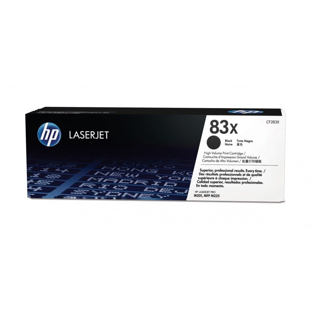 Cartucho de Tóner HP 83X Negro 2200 Páginas HP LaserJet Pro M201,M202,M225,M226