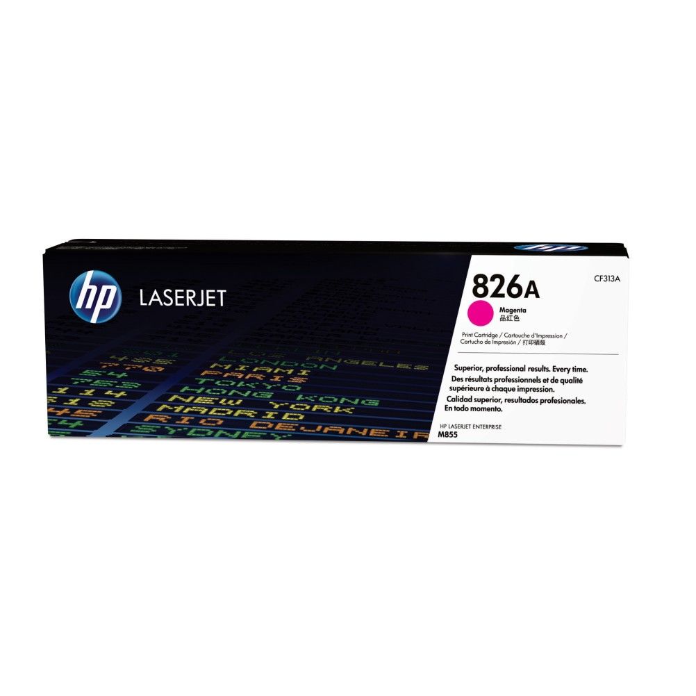 Cartucho de Toner HP 826A Magenta HP LaserJet Enterprise M855