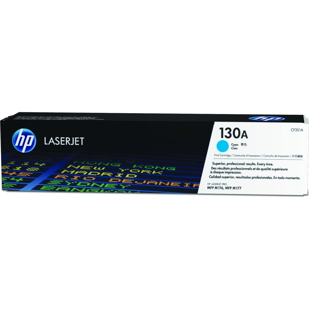 Cartucho de Toner HP 130A Cian 1000 Pagina(s) HP LaserJet Pro M176, M177