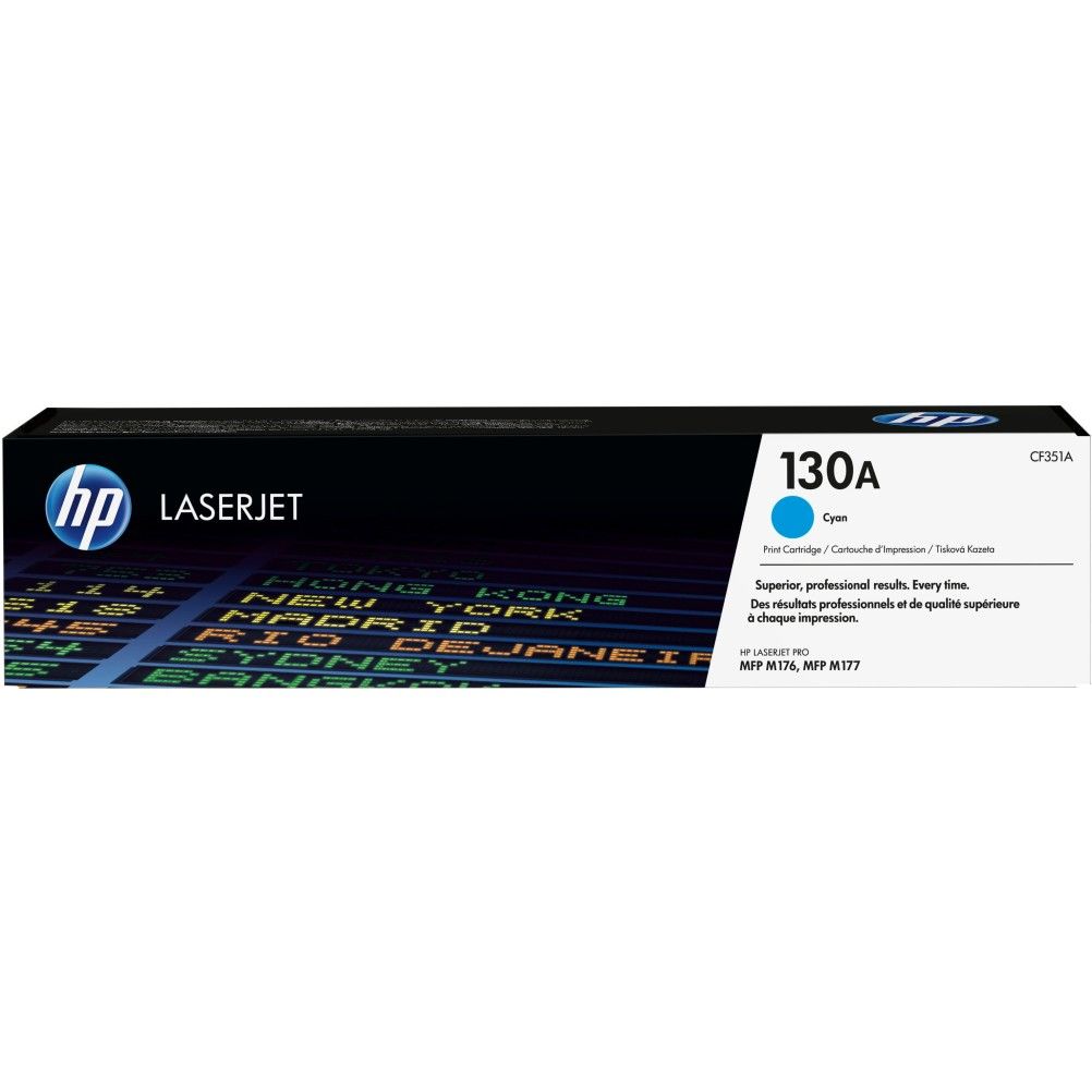 Cartucho de Toner HP 130A Cian 1000 Pagina(s) HP LaserJet Pro M176, M177