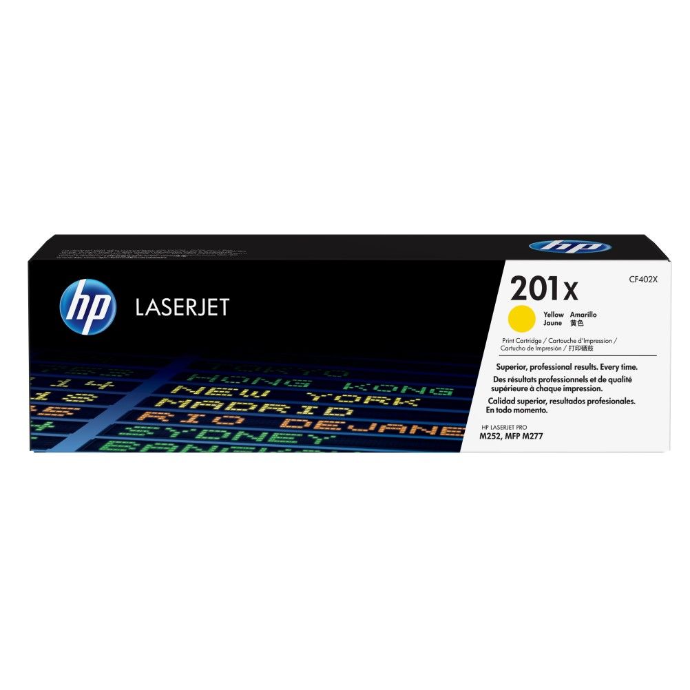 Cartucho de Toner HP 201X High Amarillo 2300 Pagina(s) HP LaserJet Pro M252, M274, M277