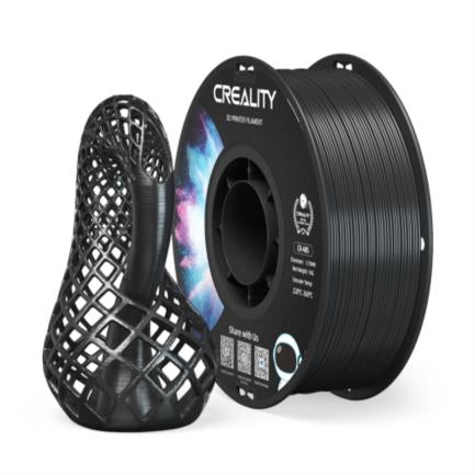 Creality Rollo de filamento para impresión 3D CR-ABS, 1.75mm, 1Kg, Negro