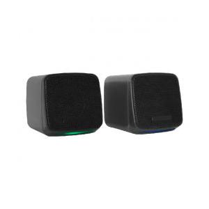 Acteck Bocinas Elant Cube, Alámbrico, 3W RMS, 3.5mm, Negro