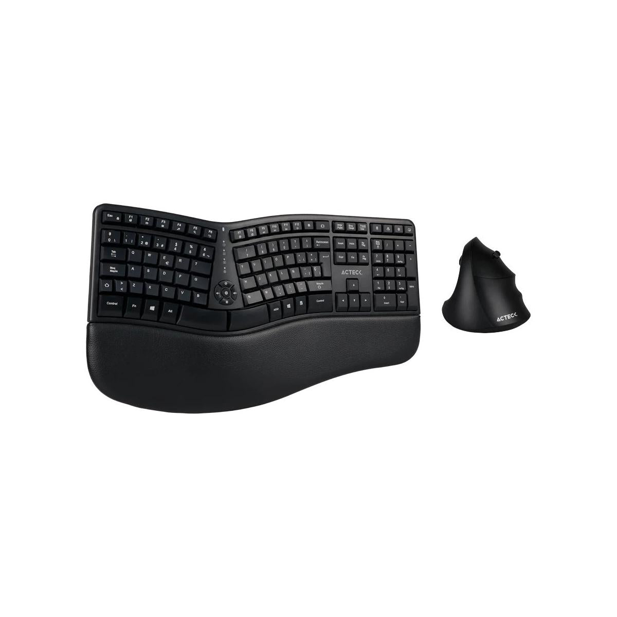 Kit de Teclado y Mouse Acteck Creator Virtuos Fitt MK770, Inalámbrico, RF Inalámbrico, Negro (Español)