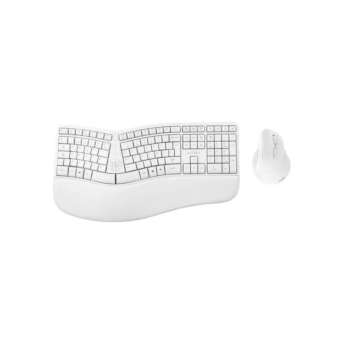 Kit de Teclado y Mouse Acteck Creator Virtuos Fitt MK770, Inalámbrico, RF Inalámbrico, Blanco (Español)