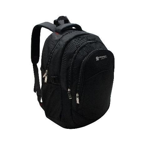 BRobotix Mochila de Poliéster 186617 para Laptop 15.6", Negro